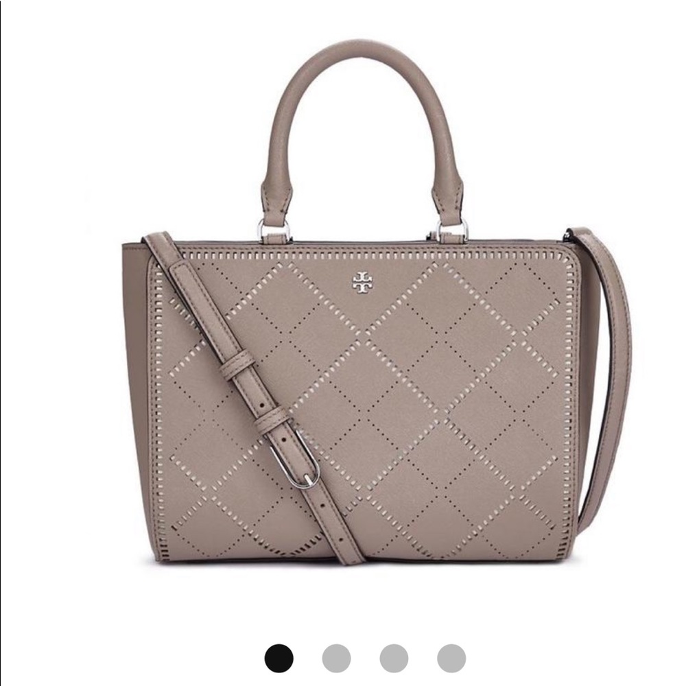 Tory Burch Crosshatch Saffiano shoulder bag